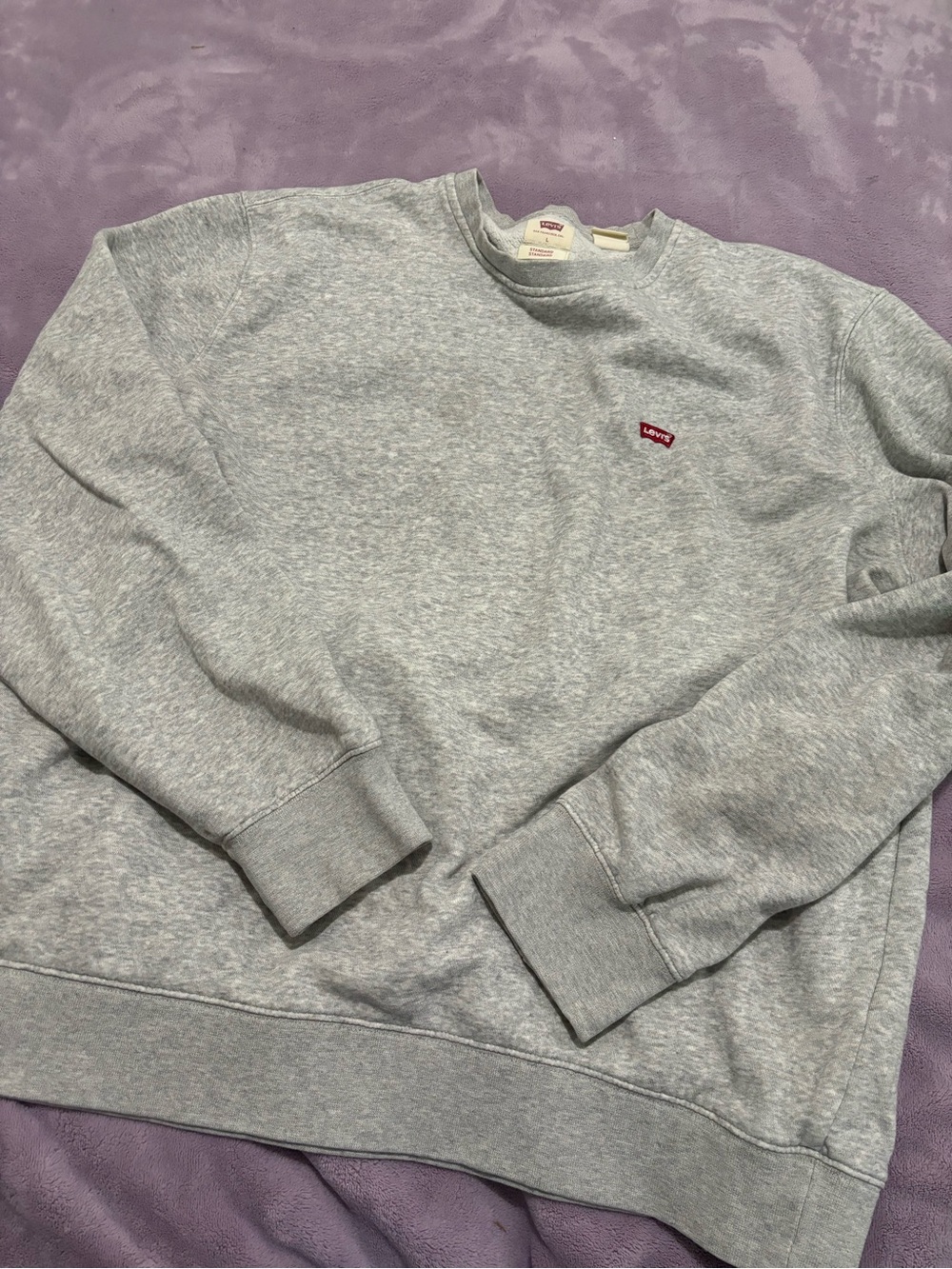 Levi's Women’s Grey Crewneck Sweatshirt
